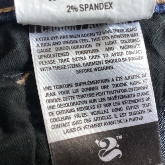 Second Yoga Medium Wash Straight Leg 5 pocket jeans 32/28 - Picture 10 of 11